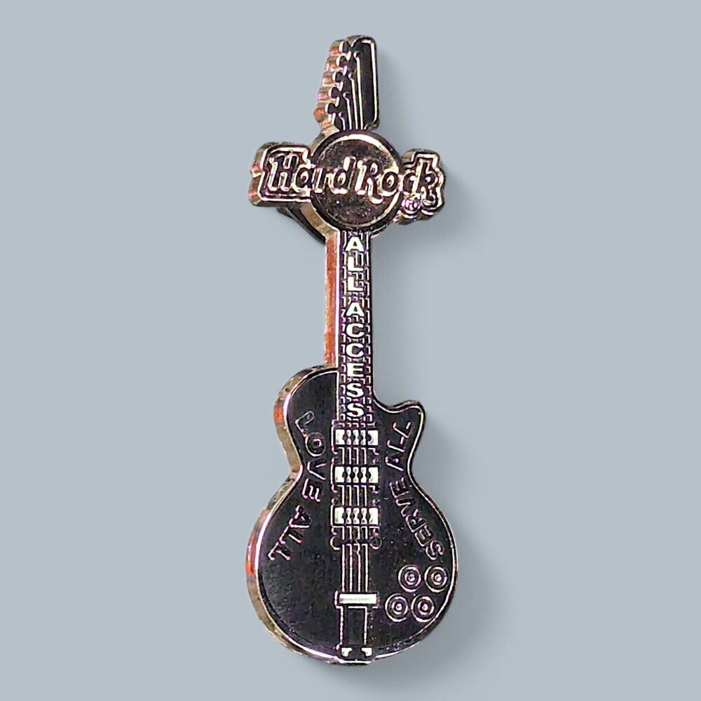 Hard Rock Pin All Access Black Guitar